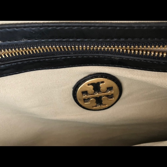 Large Black Tory Burch Tote Handbag - Picture 5 of 8
